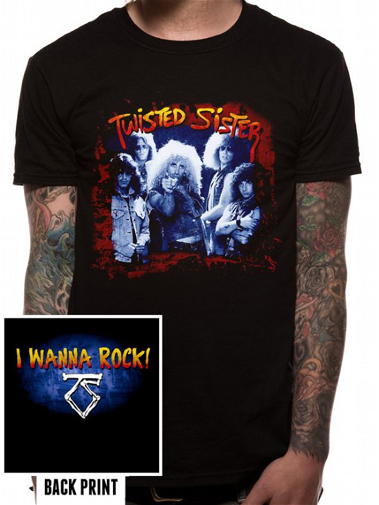 I Wanna Rock (T-Shirt Unisex Tg. S) - Twisted Sister - Merchandise -  - 5054015294881 - 
