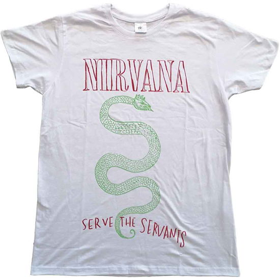 Nirvana Unisex T-Shirt: Serve The Servants - Nirvana - Koopwaar -  - 5056368691881 - 