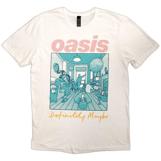 Oasis Unisex T-Shirt: Definitely Maybe Illustration Colour - Oasis - Merchandise -  - 5056737271881 - 