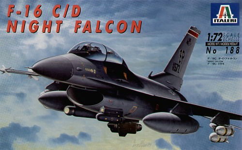 Cover for Italeri · Italeri - F-16c/d Night Falcon 1:72 (Toys)