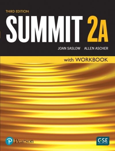 Cover for Joan Saslow · Summit Level 2 Student Book / Workbook Split A (Pocketbok) (2017)