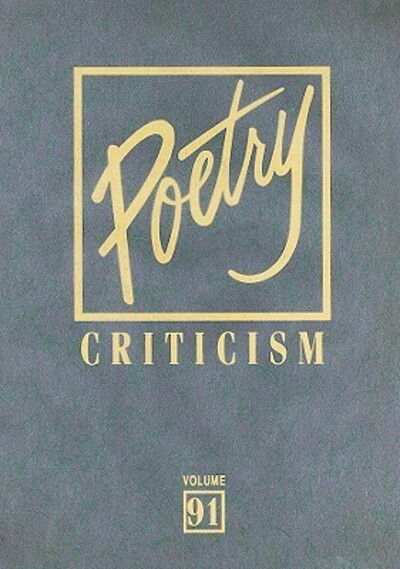 Cover for Michelle Lee · Poetry Criticism (Hardcover Book) (2008)