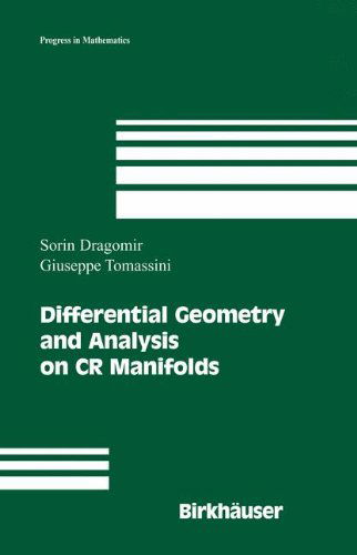 Cover for Sorin Dragomir · Differential Geometry and Analysis on Cr Manifolds - Progress in Mathematics (Hardcover Book) (2006)