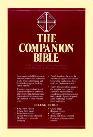 Cover for E. W. Bullinger · Companion Bible: King James Version, Burgundy, Bonded Leather (Læderbog) [Burgundy Bonded Leather edition] (1990)