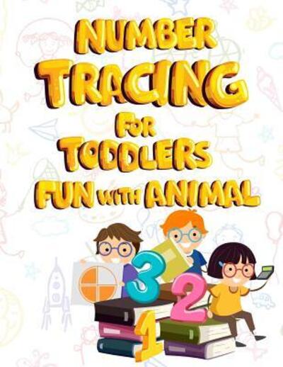 Cover for Simon Johnson · Number Animal Tracing for Toddlers. (Paperback Book) (2019)