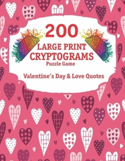 Cover for Tmz Publishing · 200 Large Print Cryptograms (Paperback Bog) (2020)
