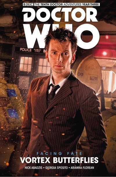 Cover for Nick Abadzis · Doctor Who: The Tenth Doctor: Facing Fate Vol. 2: Vortex Butterflies (Gebundenes Buch) (2017)