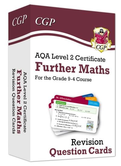 Cover for CGP Books · AQA Level 2 Certificate: Further Maths - Revision Question Cards - CGP Level 2 Further Maths (Hardcover bog) (2020)