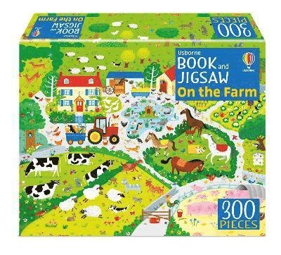 Usborne Book and Jigsaw On the Farm - Usborne Book and Jigsaw - Kirsteen Robson - Kirjat - Usborne Publishing Ltd - 9781805072881 - torstai 13. helmikuuta 2025
