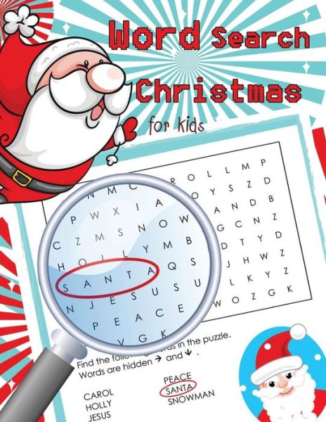 Cover for Letter Tracing Workbook Creator · Word Search Christmas for Kids (Paperback Bog) (2017)