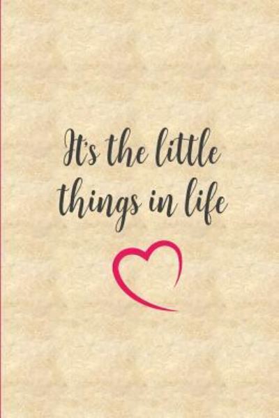 Cover for T Armand · It's the Little Things in Life (Paperback Book) (2017)