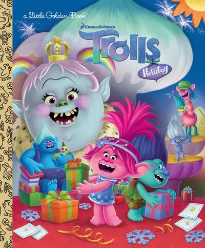 Cover for David Lewman · DreamWorks Trolls Holiday LGB (DreamWorks Trolls) - Little Golden Book (Hardcover Book) (2019)