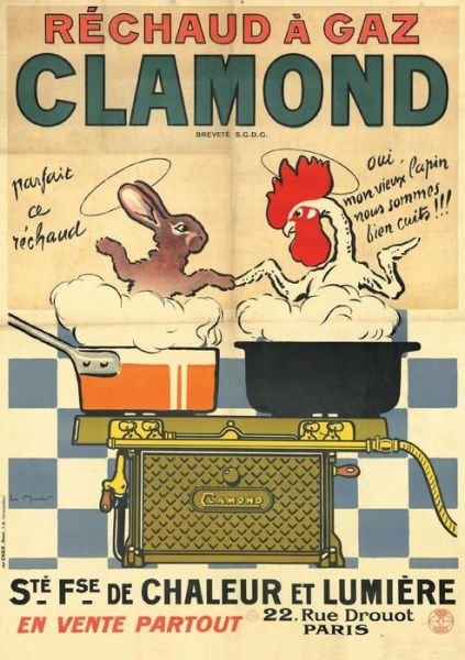 Cover for Georges Meunier · Carnet Ligne Affiche Rechaud A Gaz Clamond (Paperback Book) (2015)
