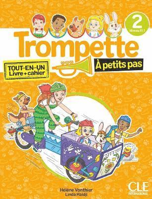 Cover for Helene Vanthier · Trompette a petits pas 2: A1.1 - Livre de l'eleve + Cahier d'activites + audio download (Paperback Book) (2024)