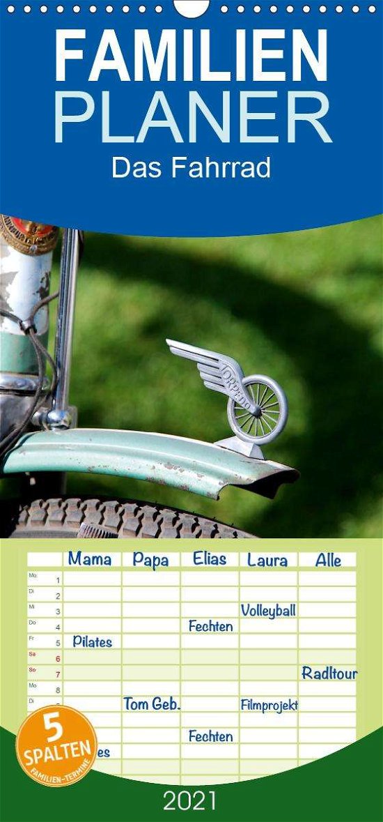 Cover for Herms · Das Fahrrad - Familienplaner hoch (Bok)