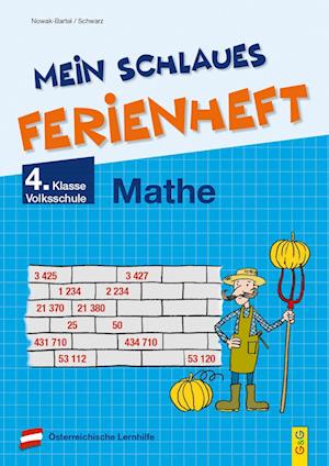 Cover for Irma Nowak-Bartel · Mein schlaues Ferienheft Mathematik - 4. Klasse Volksschule (Paperback Book) (2022)