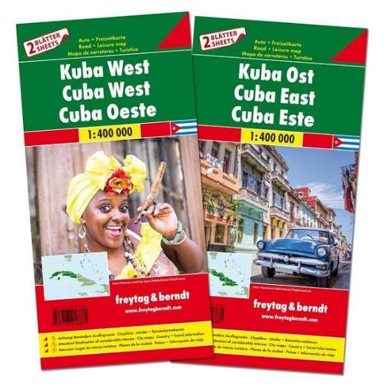 Cuba Road Map 1:400 000 - Freytag & Berndt - Books - Freytag-Berndt - 9783707916881 - March 1, 2018
