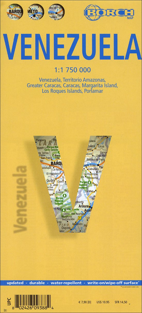 Cover for Borch GmbH · Borch Maps: Venezuela (Bok)