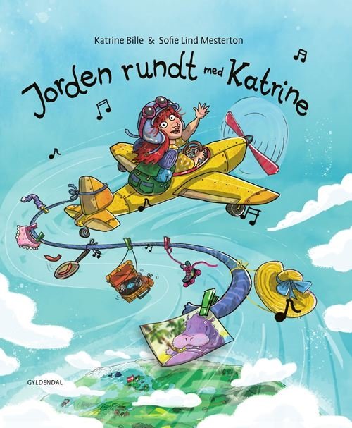 Cover for Katrine Bille · Jorden rundt med Katrine (Bound Book) [1st edition] (2021)