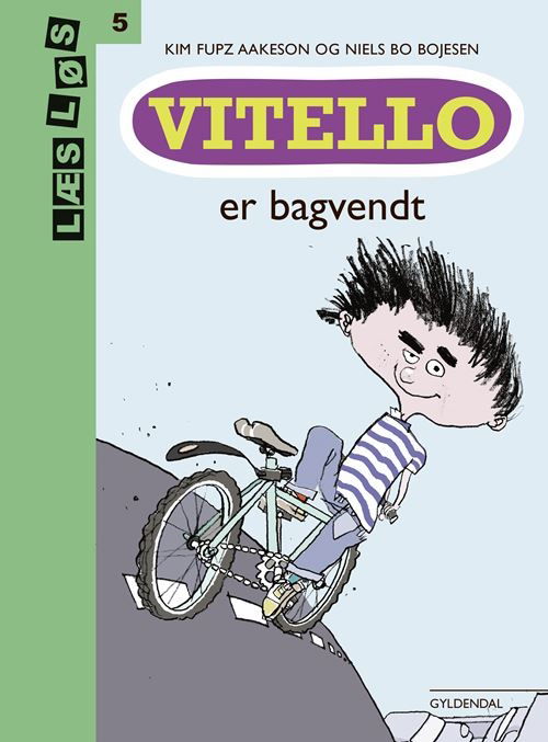 Cover for Kim Fupz Aakeson; Niels Bo Bojesen · Læs løs 5: Vitello er bagvendt (Indbundet Bog) [1. udgave] (2023)