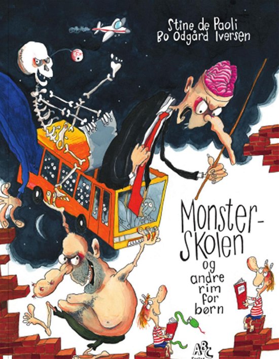 Cover for Stine de Paoli &amp; Bo Odgård Iversen · Monsterskolen og andre rim for børn (Bound Book) [1e uitgave] (2024)