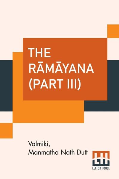 Cover for Valmiki · The R?m?yana (Part III) (Paperback Book) (2020)