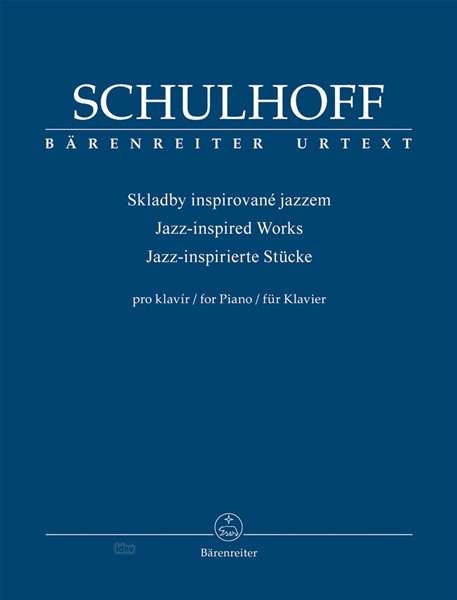 Cover for Schulhoff · Jazzstücke (Jazzové skladby) (Book)