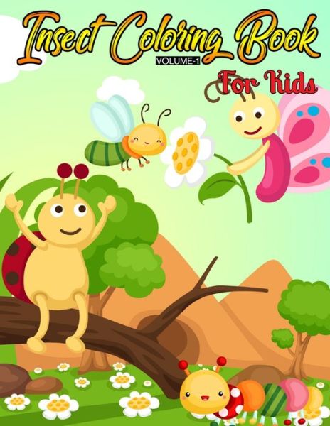 Cover for Rainbow Publishing · Insect Coloring Book For Kids (Volume-1) (Paperback Book) (2020)