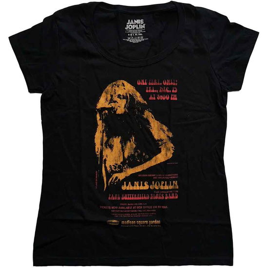 Cover for Janis Joplin · Janis Joplin Ladies T-Shirt: Madison Square Garden (Soft Hand Inks) (T-shirt)