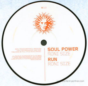 Cover for Roni Size · Run / Soul Power (12&quot;) (2010)
