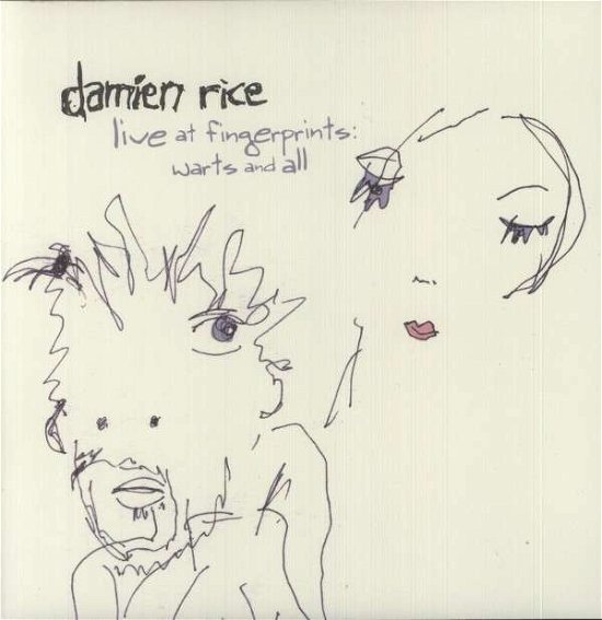 Cover for Damien Rice · Live At Fingerprints: Warts &amp; All (LP) (2022)