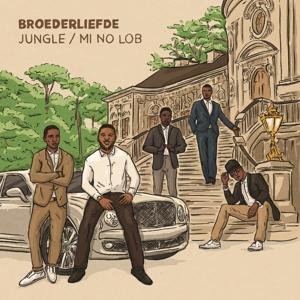 Cover for Broederliefde · Jungle / Mi No Lob (7&quot;) [Limited edition] (2017)