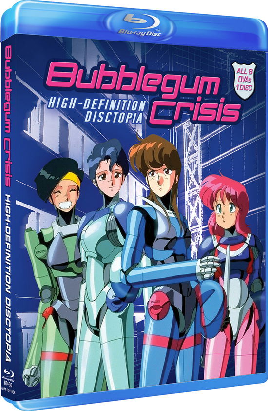 Cover for Blu · Bubblegum Crisis: High-definition Disctopia (Blu-ray) (2018)