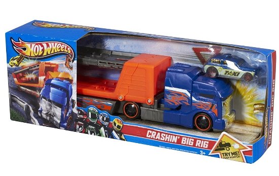 Cover for Mattel · Hot Wheels Hw City Crashin’ Big Rig Transporteur Super Crash - Blue Truck (Y0177) (MERCH)