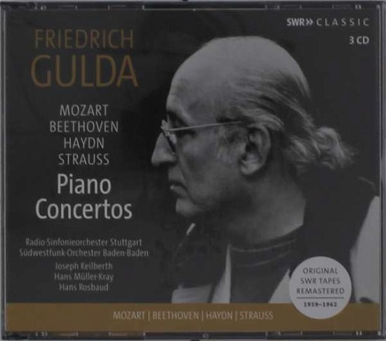 Cover for Gulda / Badenbaden / Stuttgart · Friedrich Gulda: Piano Concertos By Mozart. Haydn. Beethoven. Strauss (CD) (2020)
