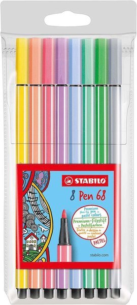 Cover for Stabilo · Stabilo - STABILO pen 68 Pastel Etui 8st. (Spielzeug) (2017)