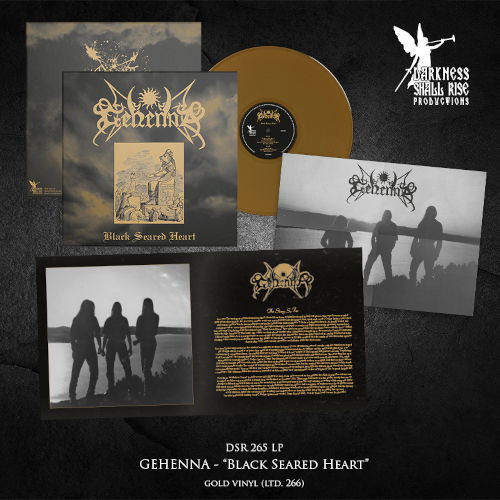 Cover for Gehenna · Black Seared Heart (Gold Vinyl) (LP) (2024)