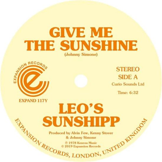 Give Me The Sunshine - Leo's Sunshipp - Musik - EXPANSION - 5019421103882 - 28. juni 2019