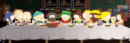 South Park - Last Supper (Poster Da Porta 53x158 Cm) - South Park - Merchandise -  - 5028486122882 - 