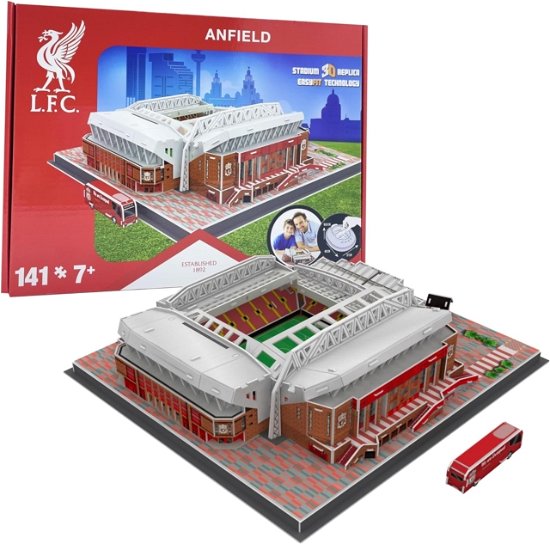 Liverpool Anfield 3D Stadium Puzzle (Updated For 2024) - Liverpool - Jeu de société - LIVERPOOL - 5056015000882 - 