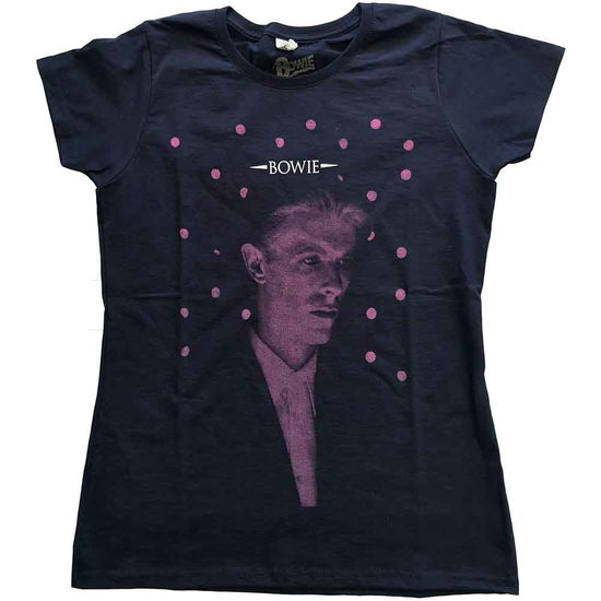 David Bowie Ladies T-Shirt: Dots - David Bowie - Merchandise -  - 5056368681882 - July 9, 2021