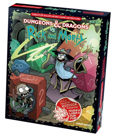 Cover for Wizards RPG Team · Dungeons &amp; Dragons vs Rick and Morty (Innbunden bok) (2019)