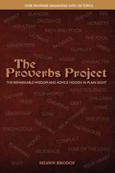 Cover for Brodof · The Proverbs Project (Paperback Book) (2015)