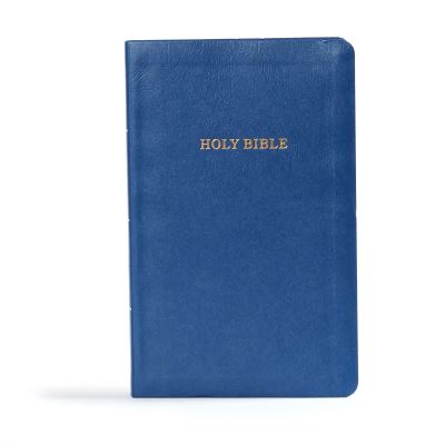 Cover for Holman Bible Staff · KJV Gift and Award Bible, Blue Imitation Leather (Leather Book) (2020)