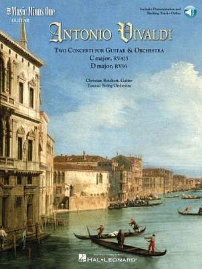 Cover for Antonio Vivaldi · Music Minus One Guitar: Vivaldi, Two Concerti for Guitar (Lute) &amp; Orchestra: C major, RV425 (F. V/1); D major, RV93 (F. XII/15) (Paperback Book) [Pap / Com edition] (2006)