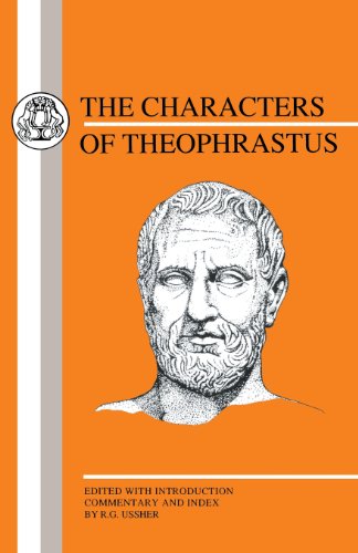 Cover for Theophrastus · Characters of Theophrastus - BCP Greek Texts (Paperback Book) (1998)