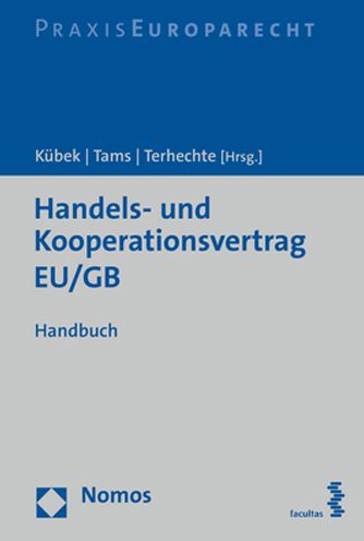 Cover for Gesa Kubek · Handels- Und Kooperationsvertrag Eu/GB (Hardcover Book) (2022)