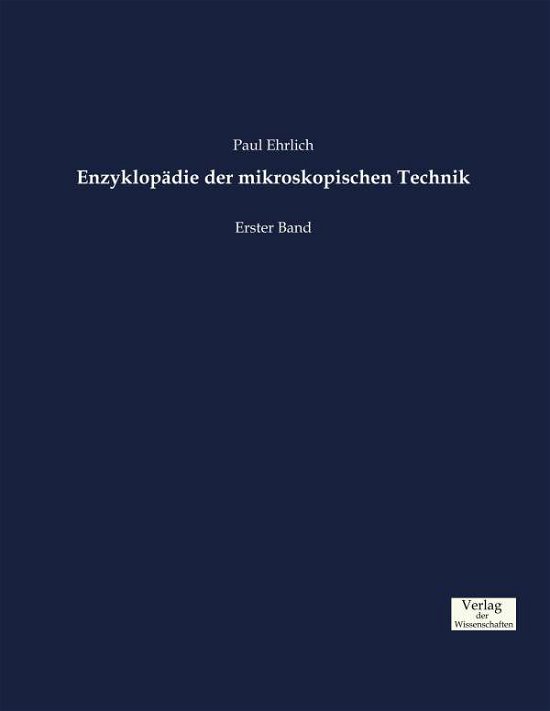 Cover for Ehrlich · Enzyklopädie der mikroskop.1 (Book) (2019)
