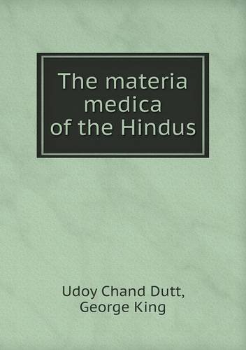 Cover for George King · The Materia Medica of the Hindus (Pocketbok) (2013)