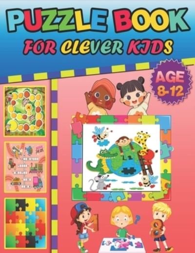 Cover for Bk Bouchama · Puzzle book for clever kids age 8-12 (Pocketbok) (2020)